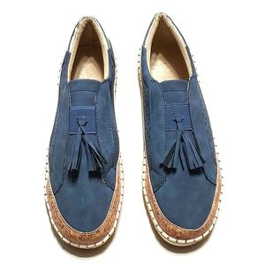 Blue Slip On Style Shoe Size 43